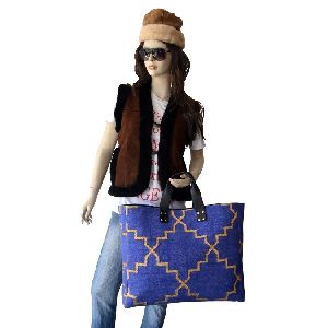 Woman Kilim Crossbody Leather Southwest Carpet Bag
