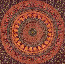 Mandala Indian Tapestry bed sheet