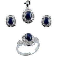 925 sterling silver ring earring pendant women set