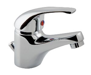 BASIN MIXER WITH POP-UP WASTE BRASS