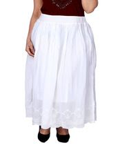 cotton long skirt