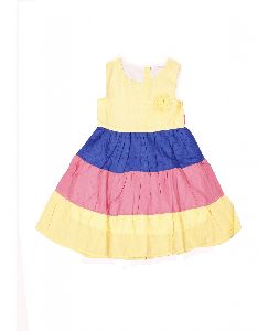 KIDS COLORFUL COTTON FROCK