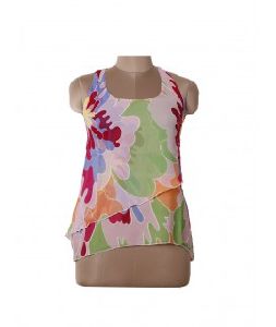 WOMEN COLORFUL PRINT TOP