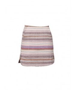 WOMEN STRIPED COTTON SKIRT