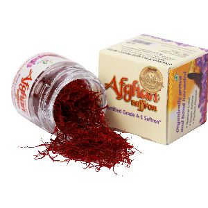 Premium Quality Certified Grade A Organically Grown Afghan Saffron / Kesar (1g)