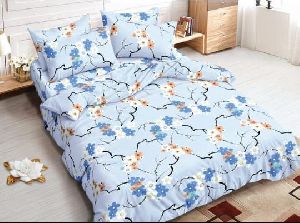 3D Micro Fiber Printed Double Bed Sheet