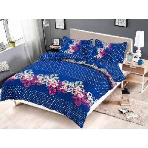 Designer Dotted Double Bed Sheet