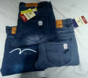 Mens Relaxed Fit Non Denim Jeans