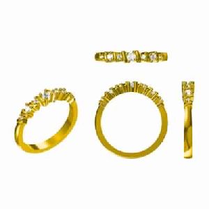 3D File CAD Design Band Ring