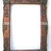 Wooden Mirror and Photo Frame