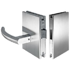 Glass Door Lock With Strike Box