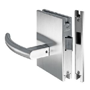 Glass Door Lock With Strike Plates