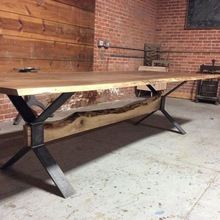 Industrial Metal Table Legs X table base