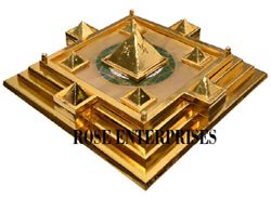 Brass Vastu Pyramid Plate