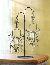 Twin Hanging Tea Light Candle Holder