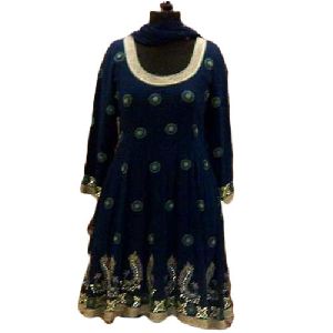 Hand Embroidered Anarkali Suit