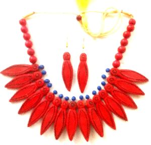 Choker design Flagrant Handmade Terracotta Necklace sets