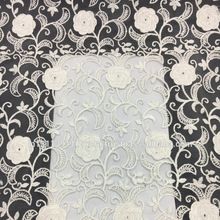 Fashion design french embroidery lace fabric