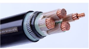 XLPE insulated PVC sheathed steel wire