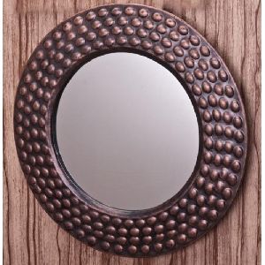 Mirror Round Iron Frame