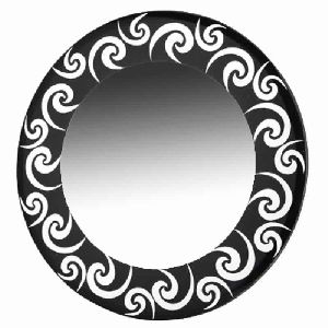 round mirror frame