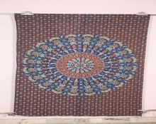 Popular Elephant Cotton Wall Hangings Mandala Custom Printed Indian Tapestry