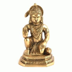 brass hanuman statue