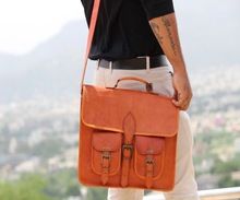 Pure Leather Cross Body Laptop And Office Use Messenger Bag