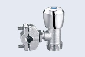 CLAMPING BRASS ANGLE VALVE
