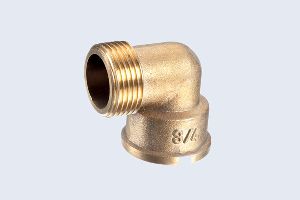 FEMALE/MALE BRASS ELBOW FITTING
