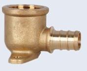 LEAD FREE BRASS WALLPLATE FITTING