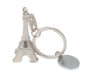 Eiffel Tower Keychain in Metal