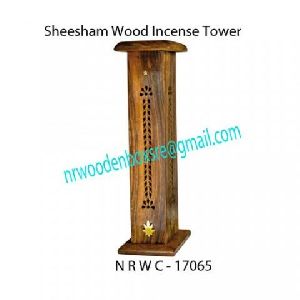 Sheesham Wood Incense Tower