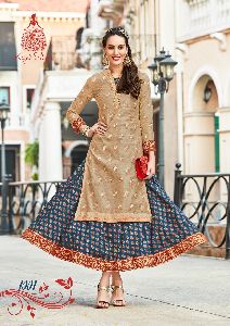 Kajal Style Vogue Kurtis