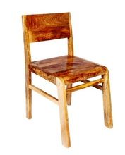 WOOD DINING CHAIR NATURAL FINISHED
