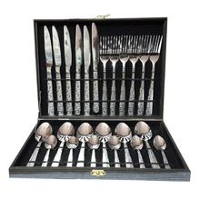 cutlery set wooden box