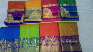 Peacock Border Saree