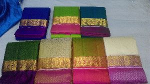 Plain Border Saree