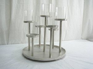 Multi Candles with Glass cylinders