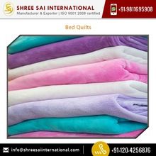 High Quality Smooth and Soft Texture Bed Quilts
