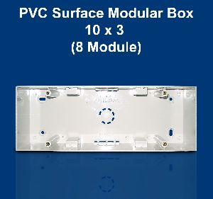 10 X 3 PVC Surface Modular Box