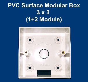 3 X 3 PVC Surface Modular Box
