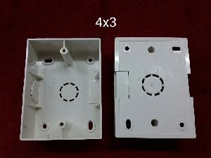 4 X 3 PVC Surface Modular Box