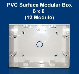8 X 6 PVC Surface Modular Box