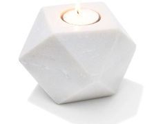 Antique Marble Candle Holder