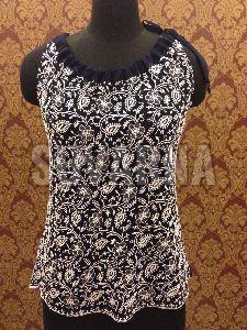 Embroidered Stylish Chikankari Top, Technics : Woven