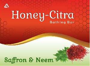 HONEYCITRA SAFFRON & NEEM BATHING BAR