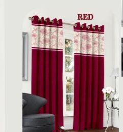 Android Red Colour Curtains