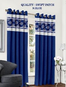 Swift Navy Blue Colour Curtains