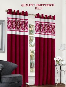 Swift Red Colour Curtains